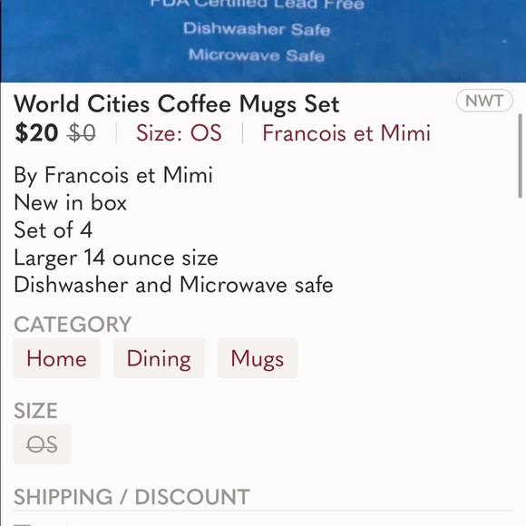 World Cities Mug Set - Picture 8 of 8